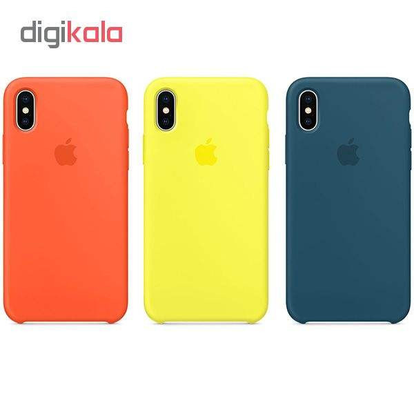 کاور مدل سیلیکونی کد 6 مناسب برای گوشی موبایل اپل iphone X/XS