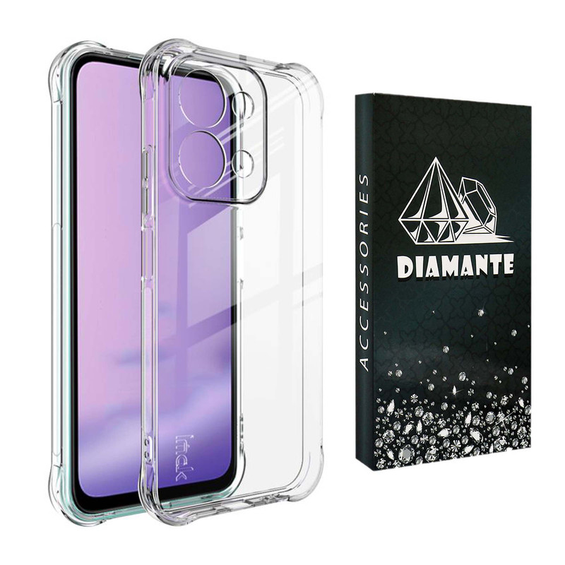 کاور دیامانته مدل Bianco Navy مناسب برای گوشی موبایل شیائومی Redmi 15C