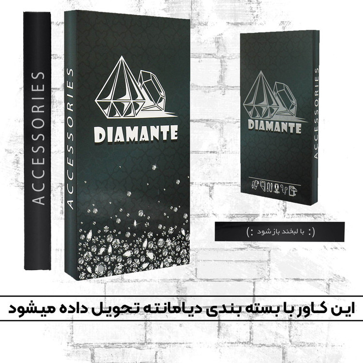 کاور دیامانته مدل Bianco Navy مناسب برای گوشی موبایل شیائومی Redmi 15C