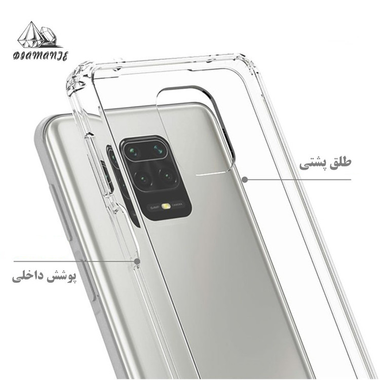 کاور دیامانته مدل Bianco Navy مناسب برای گوشی موبایل شیائومی Redmi 15C