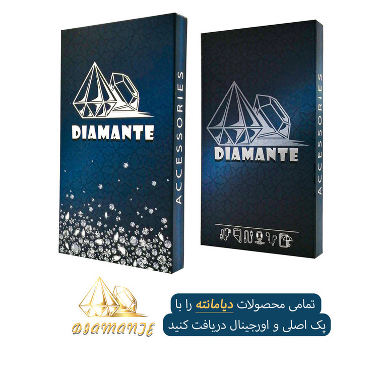کاور دیامانته مدل shiny navy مناسب برای گوشی موبایل سامسونگ Galaxy A520 / A5 2017