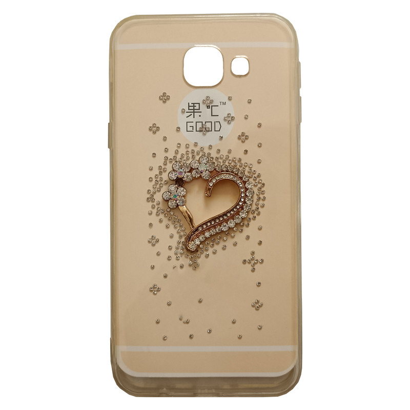 کاور مدل ژله ای کد 2-0 طرح قلب مناسب برای گوشی موبایل سامسونگ Galaxy A810/A8 2016