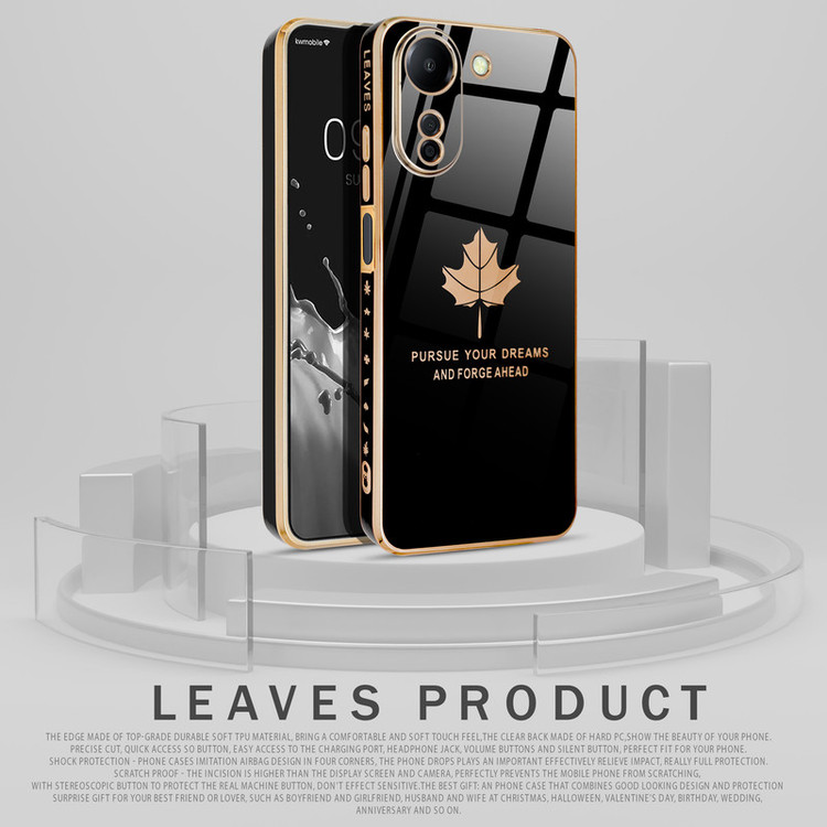 کاور جی کی کی مدل Leaves مناسب برای گوشی موبایل شیائومی Redmi 13C / Poco C65