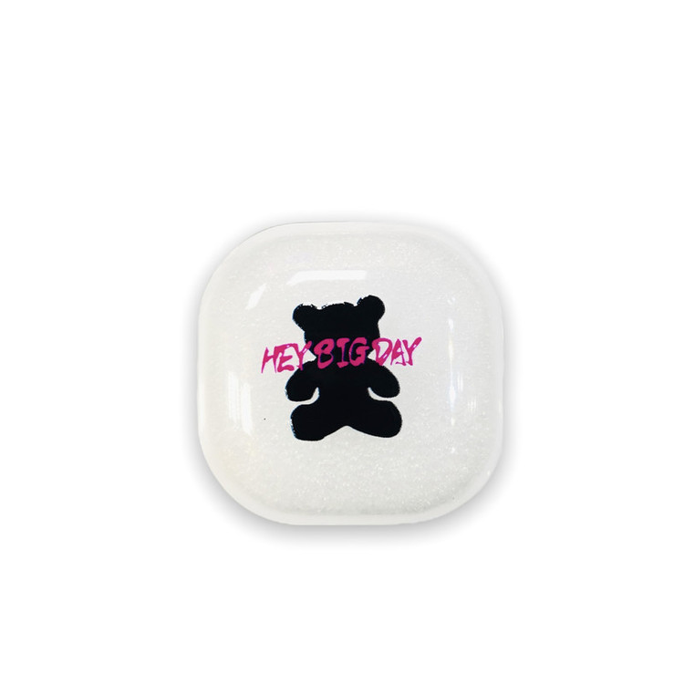 کاور اگشل مدل hey big day مناسب برای کیس هندزفری بلوتوثی سامسونگ galaxy buds 2/buds pro/buds live
