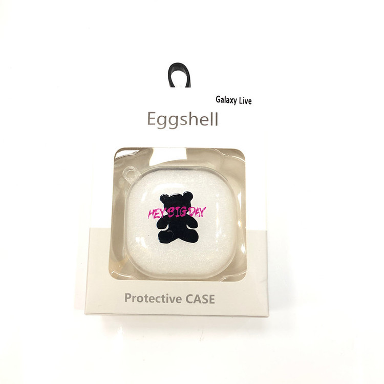 کاور اگشل مدل hey big day مناسب برای کیس هندزفری بلوتوثی سامسونگ galaxy buds 2/buds pro/buds live