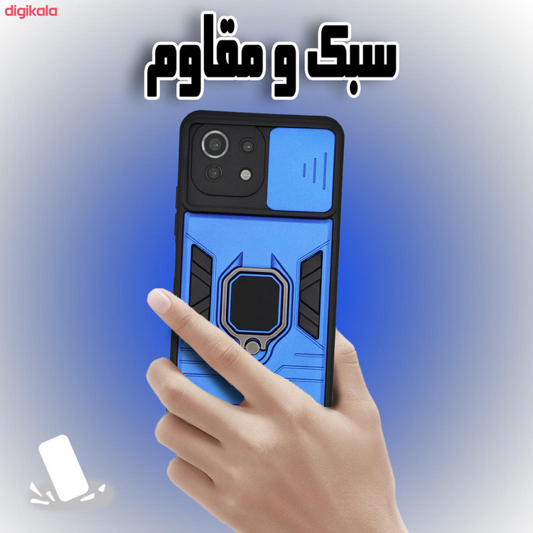 کاور آیرون من مدل BATMAN III مناسب برای گوشی موبایل شیائومی Redmi Mi 11 Lite همراه با قلم لمسی