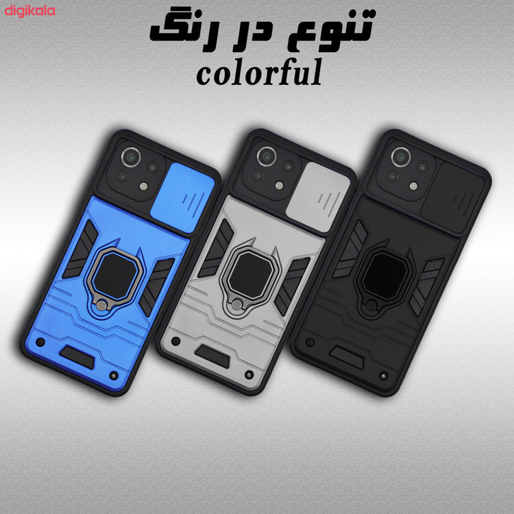 کاور آیرون من مدل BATMAN III مناسب برای گوشی موبایل شیائومی Redmi Mi 11 Lite همراه با قلم لمسی