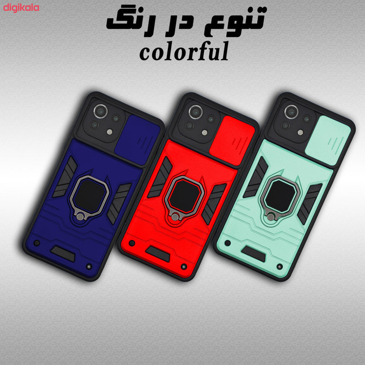 کاور آیرون من مدل BATMAN III مناسب برای گوشی موبایل شیائومی Redmi Mi 11 Lite همراه با قلم لمسی