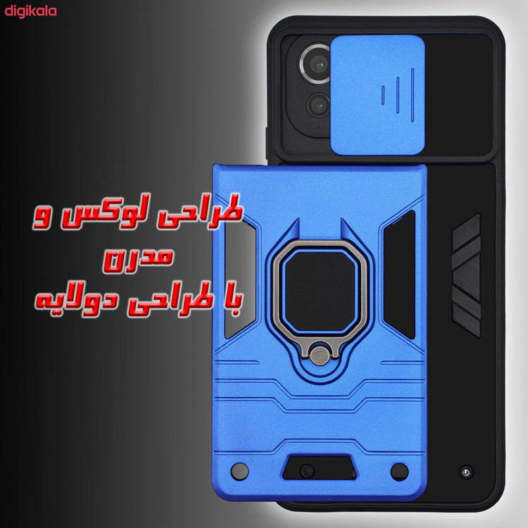 کاور آیرون من مدل BATMAN III مناسب برای گوشی موبایل شیائومی Redmi Mi 11 Lite همراه با قلم لمسی