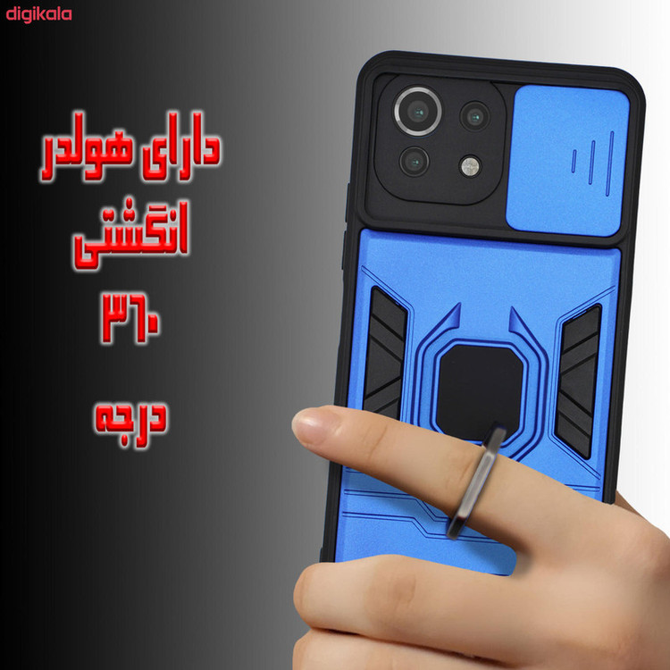 کاور آیرون من مدل BATMAN III مناسب برای گوشی موبایل شیائومی Redmi Mi 11 Lite همراه با قلم لمسی
