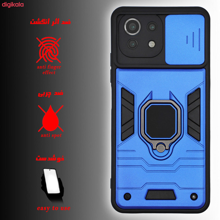 کاور آیرون من مدل BATMAN III مناسب برای گوشی موبایل شیائومی Redmi Mi 11 Lite همراه با قلم لمسی