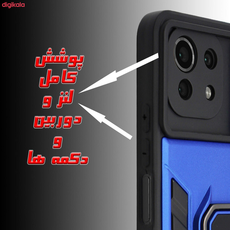کاور آیرون من مدل BATMAN III مناسب برای گوشی موبایل شیائومی Redmi Mi 11 Lite همراه با قلم لمسی