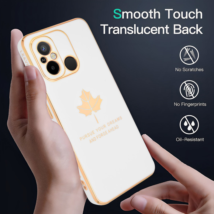 کاور جی کی کی مدل Leaves مناسب برای گوشی موبایل شیائومی Redmi 12C / Poco C55