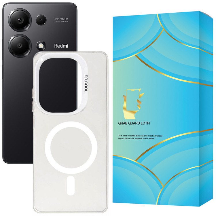 کاور قاب گارد لطفی مدل SOCOMAG مناسب برای گوشی موبایل شیائومی Redmi Note 13 Pro 4G / Poco M6 Pro 4G