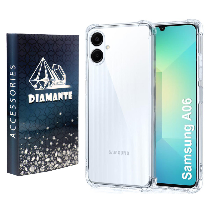 کاور دیامانته مدل Bianco Navy مناسب برای گوشی موبایل سامسونگ Galaxy A06