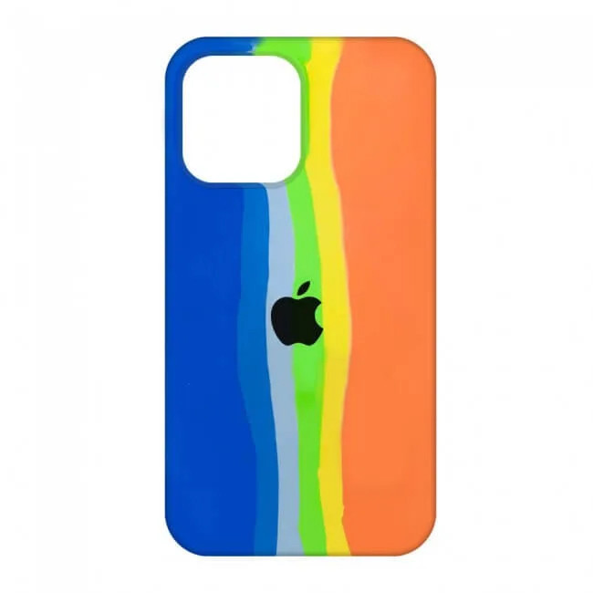 کاور آیرون من مدل RAINBOW مناسب برای گوشی موبایل اپل IPHONE 13 PRO همراه با قلم لمسی