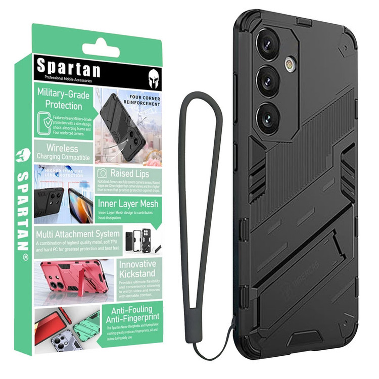 کاور اسپارتان مدل Bibercas Strap مناسب برای گوشی موبایل سامسونگ Galaxy M14 به همراه بند