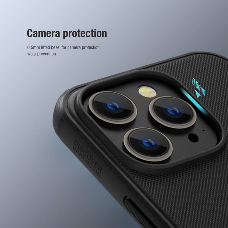 کاور نیلکین مدل frosted shield pro مناسب برای گوشی موبایل اپل iphone 14 plus
