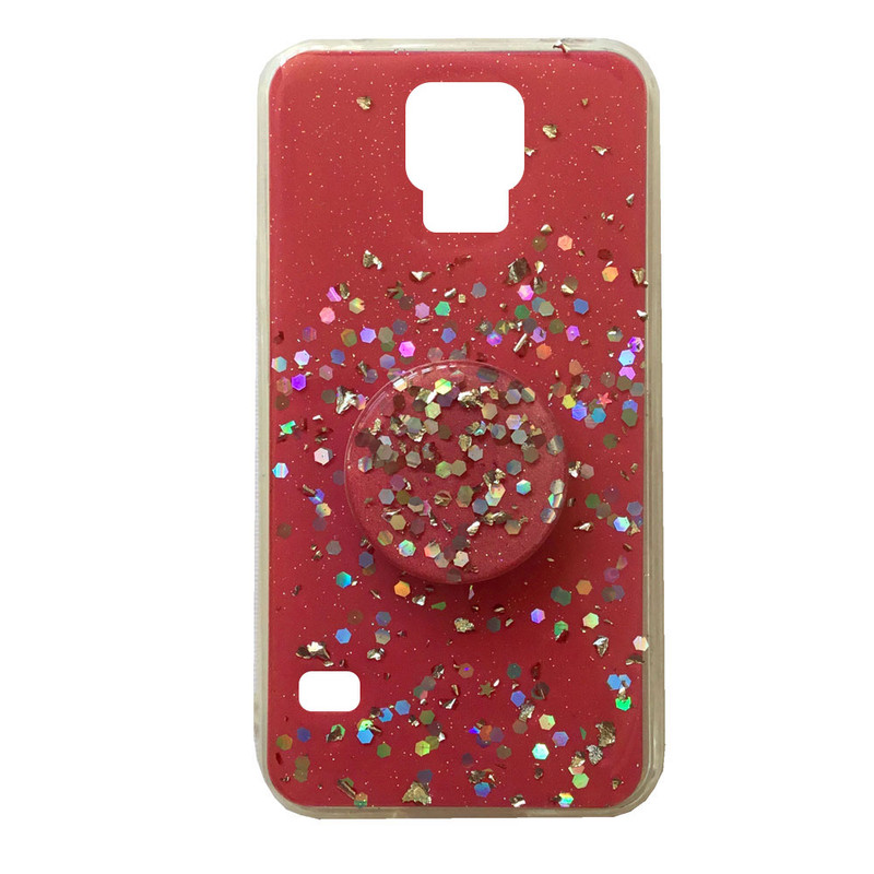 کاور طرح اکلیلی کد S1171 مناسب برای گوشی موبایل سامسونگ Galaxy S5 به همراه پایه نگهدارنده