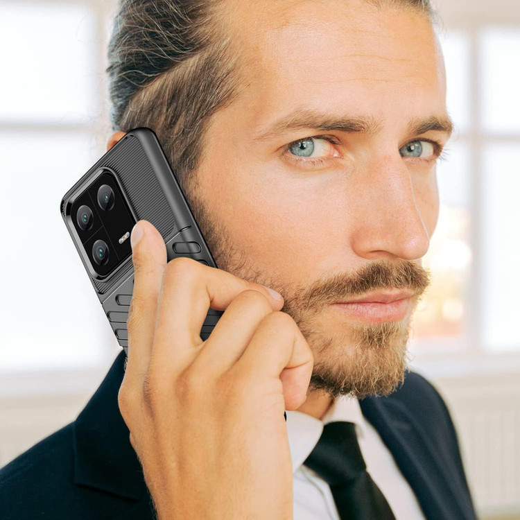 کاور آیرون من مدل Rugged Shiled مناسب برای گوشی موبایل شیائومی Mi 13 Pro به همراه قلم لمسی