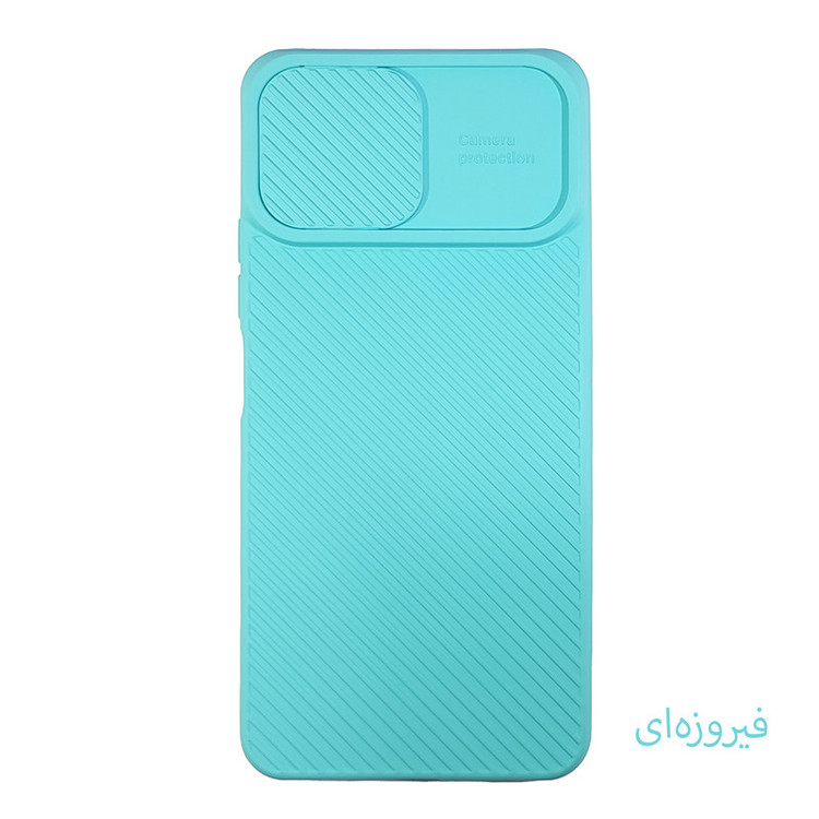 کاور لیمیا مدل سیلیکونی طرح کشویی راه راه مناسب برای گوشی موبایل اپل Iphone 12 Pro