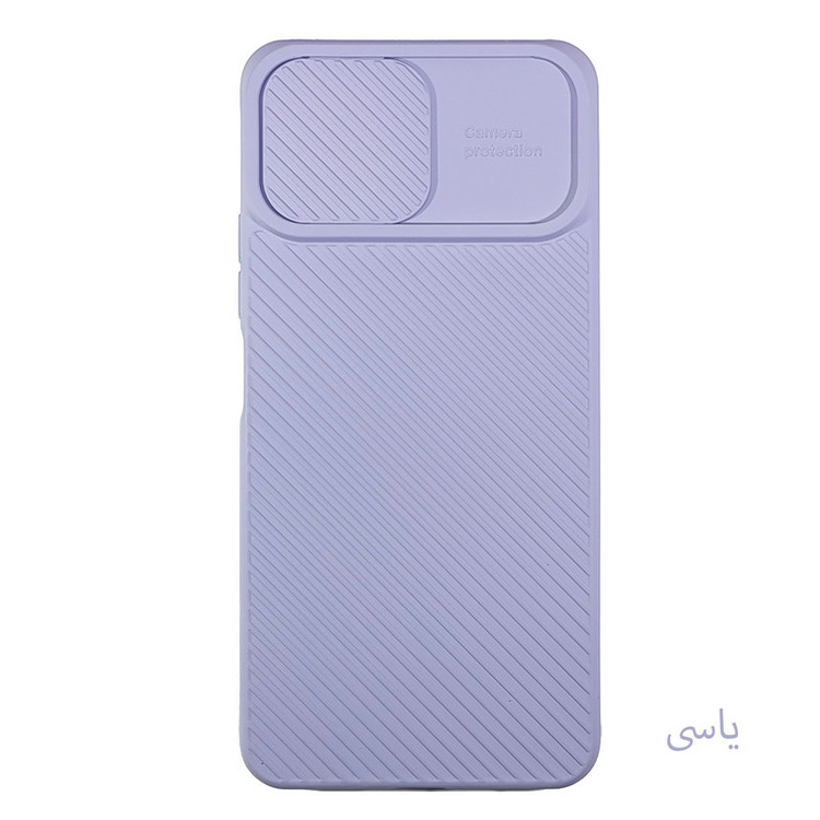 کاور لیمیا مدل سیلیکونی طرح کشویی راه راه مناسب برای گوشی موبایل اپل Iphone 12 Pro