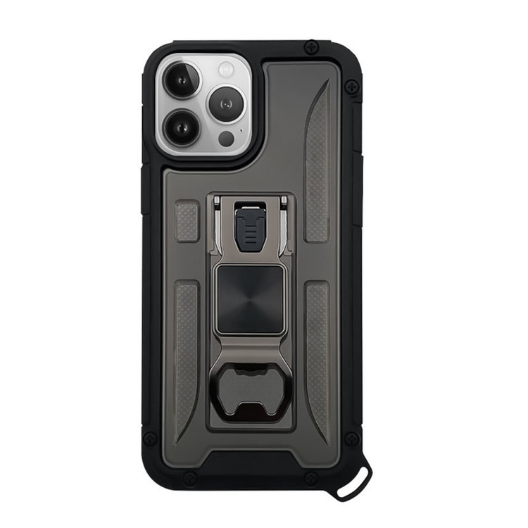 کاور آیرون من مدل Shock Proof مناسب برای گوشی موبایل اپل iPhone 13 Pro به همراه قلم لمسی