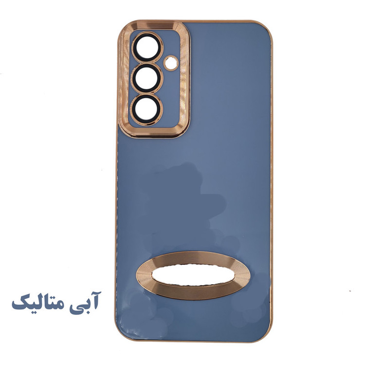 کاور لیمیا مدل کلاسیک لنزدار ژله ای طرح الکترورینگ مناسب برای گوشی موبایل سامسونگ Galaxy A34