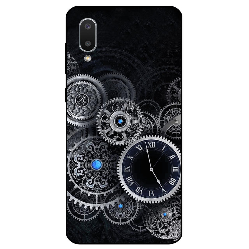 کاور مگافون طرح ساعت مدل 8161 مناسب برای گوشی موبایل سامسونگ Galaxy A02