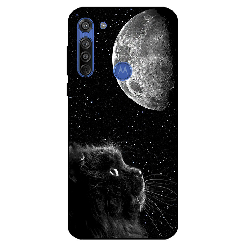 کاور مگافون طرح گربه مدل 1882 مناسب برای گوشی موبایل موتورولا Moto G8 Power