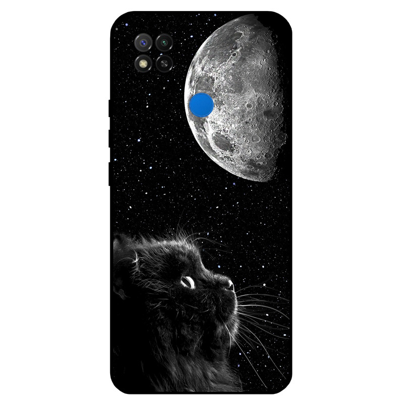 کاور مگافون طرح گربه مدل 1882 مناسب برای گوشی موبایل شیائومی Redmi 9C / 9C NFC