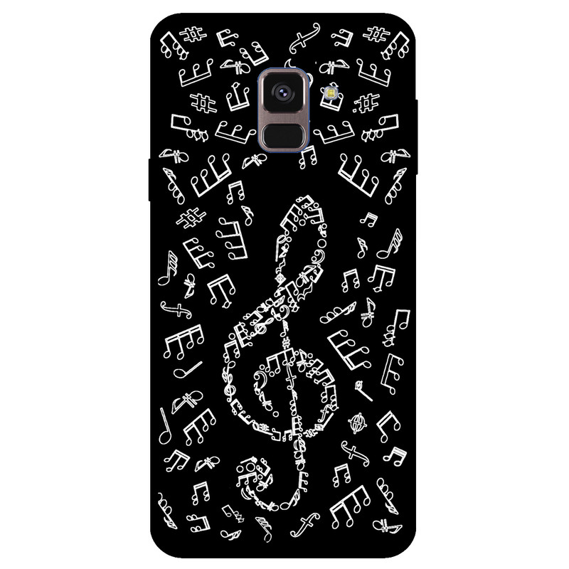 کاور مگافون طرح نوت موسیقی مدل 1370 مناسب برای گوشی موبایل سامسونگ Galaxy A8 Plus