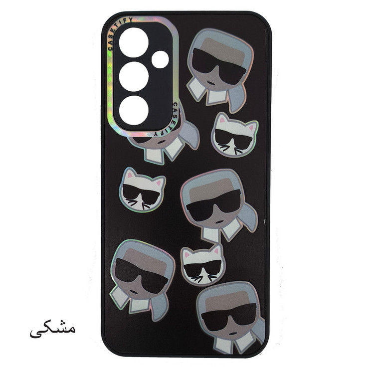 کاور لیمیا مدل فانتزی لنزدار طرح عروسکی شبرنگی مناسب برای گوشی موبایل سامسونگ Galaxy A34