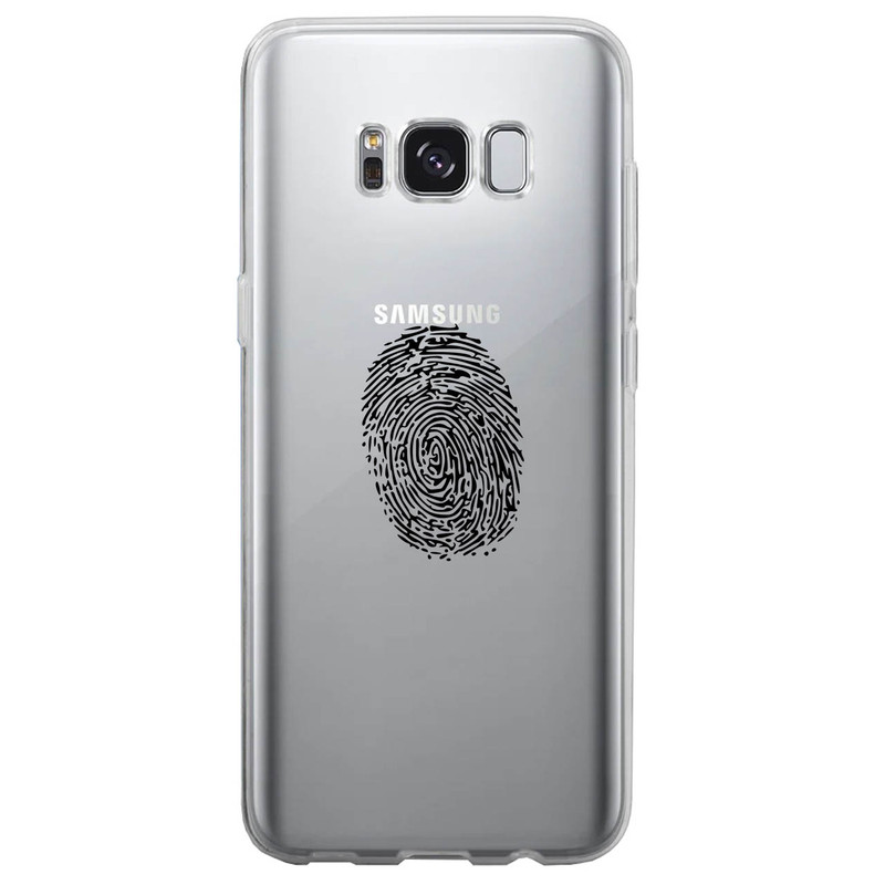 کاور مگافون طرح اثر انگشت مدل C62-B مناسب برای گوشی موبایل سامسونگ Galaxy S8 Plus