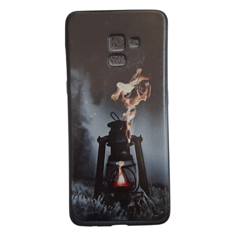 کاور طرح چرمی مدل A8p مناسب برای گوشی موبایل سامسونگ Galaxy A8 Plus / A730 / a8plus