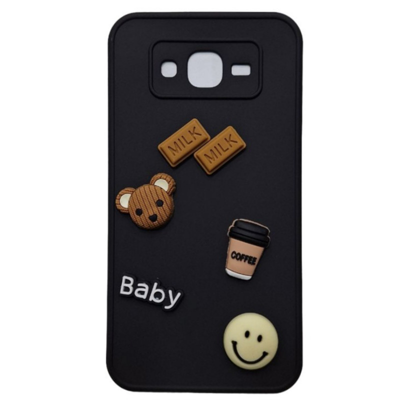 کاور طرح میلک برجسته مدل J5 مناسب برای گوشی موبایل سامسونگ Galaxy J5 / J5 2015
