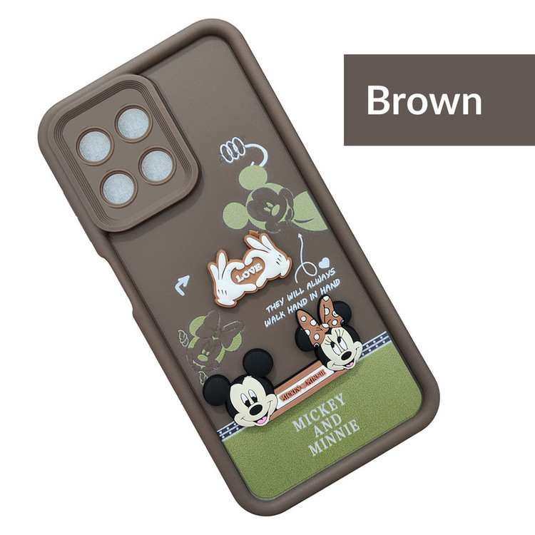 کاور موفی مدل Silicone Puffer Minni Mouse Strap مناسب برای گوشی موبایل شیائومی Poco X6 Pro به همراه بند