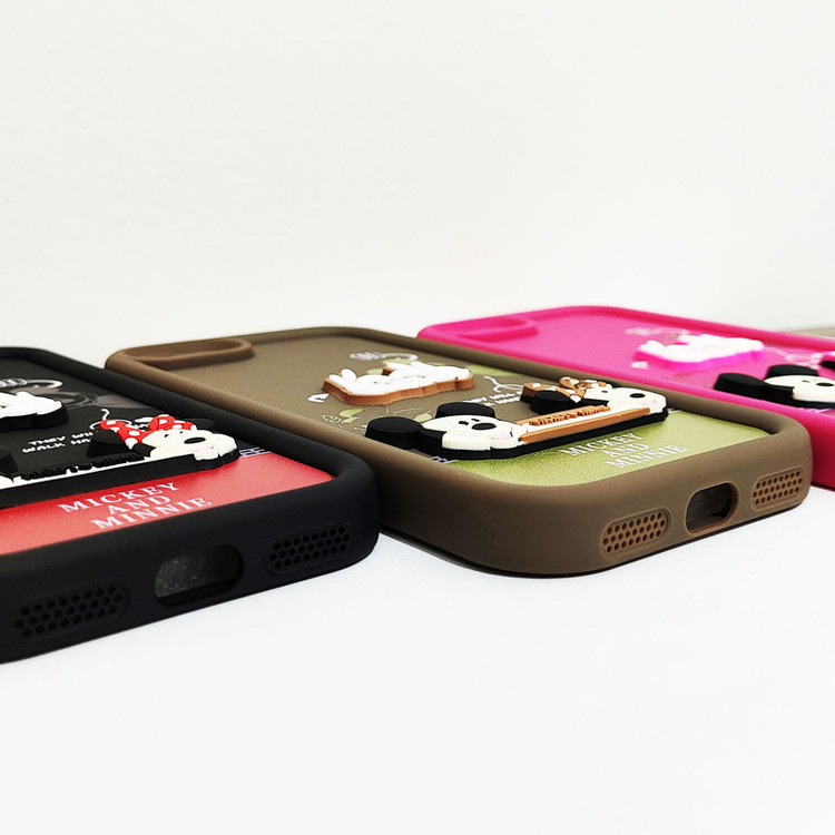 کاور موفی مدل Silicone Puffer Minni Mouse Strap مناسب برای گوشی موبایل شیائومی Poco X6 Pro به همراه بند