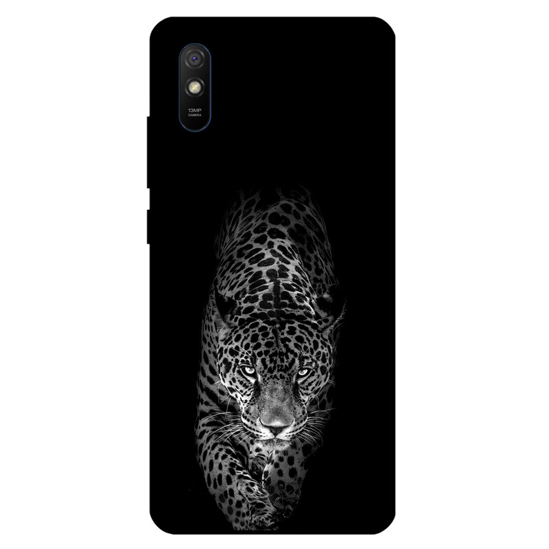 کاور مگافون طرح پلنگ مدل 1879 مناسب برای گوشی موبایل شیائومی Redmi 9A / 9AT