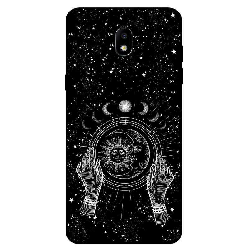 کاور مگافون طرح ماه و خورشید مدل 1892 مناسب برای گوشی موبایل سامسونگ Galaxy J3 Pro / J330