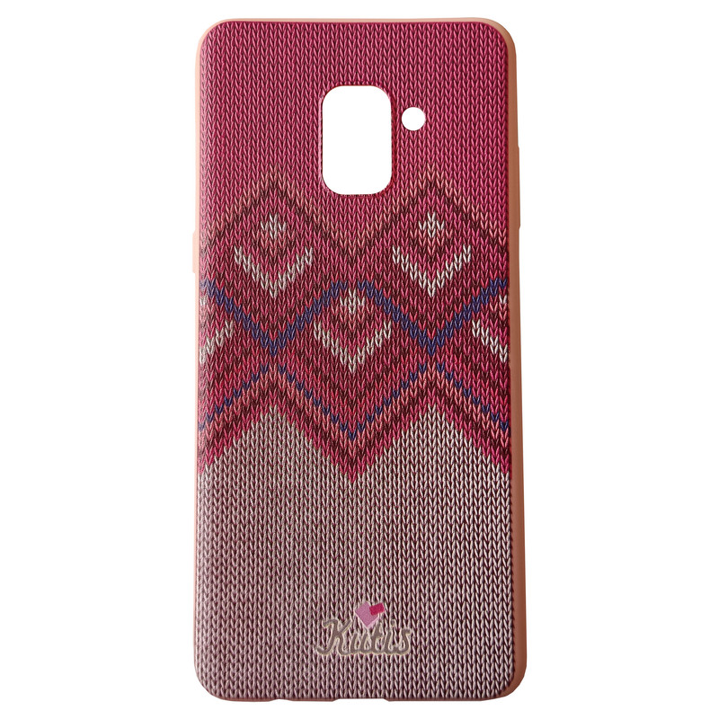 کاور مدل سیلیکونی کد 12-0 طرح بافت مناسب برای گوشی موبایل سامسونگ Galaxy A730/ A8 Plus 2018