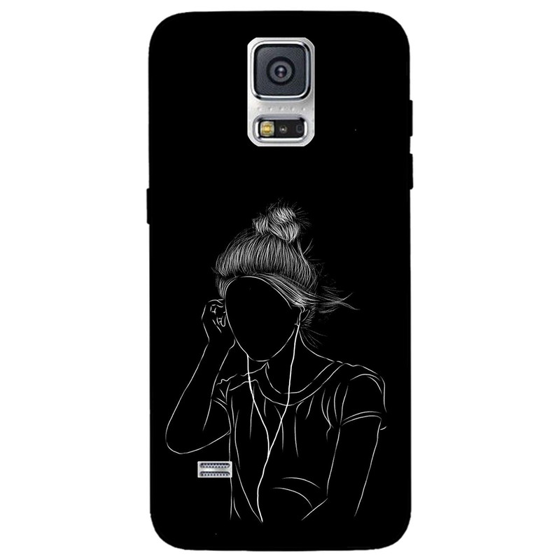 کاور مگافون طرح مینیمال مدل 1858 مناسب برای گوشی موبایل سامسونگ Galaxy S5