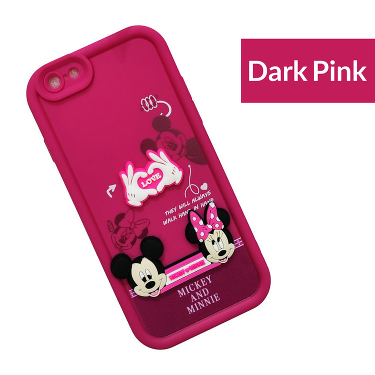 کاور موفی مدل Silicone Puffer Minni Mouse Strap مناسب برای گوشی موبایل اپل iPhone 7/8 به همراه بند