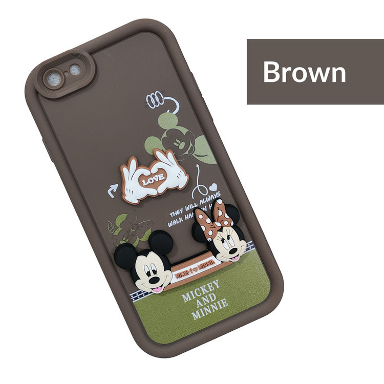 کاور موفی مدل Silicone Puffer Minni Mouse Strap مناسب برای گوشی موبایل اپل iPhone 7/8 به همراه بند