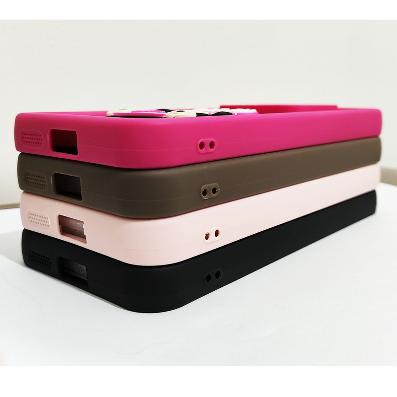کاور موفی مدل Silicone Puffer Minni Mouse Strap مناسب برای گوشی موبایل شیائومی Redmi Note 12 Pro 4G / Note 11 Pro 4G به همراه بند