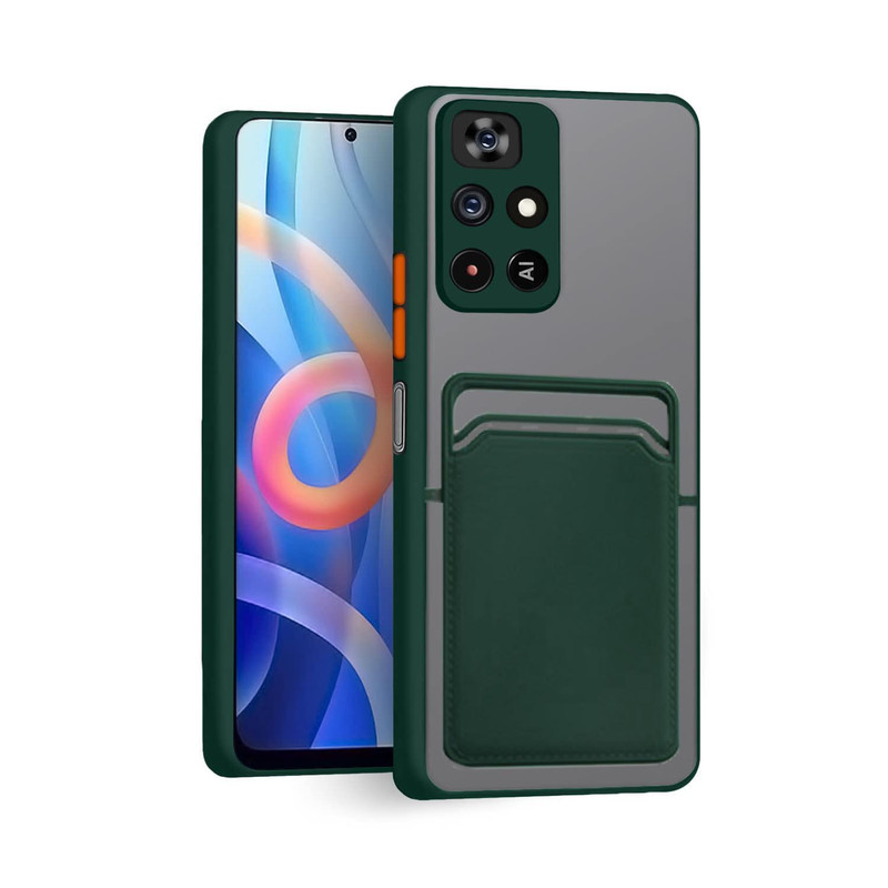 کاور گاردتک آساک مدل MBC Card Strap مناسب برای گوشی موبایل شیائومی Redmi Note 11 Pro Plus به همراه بند