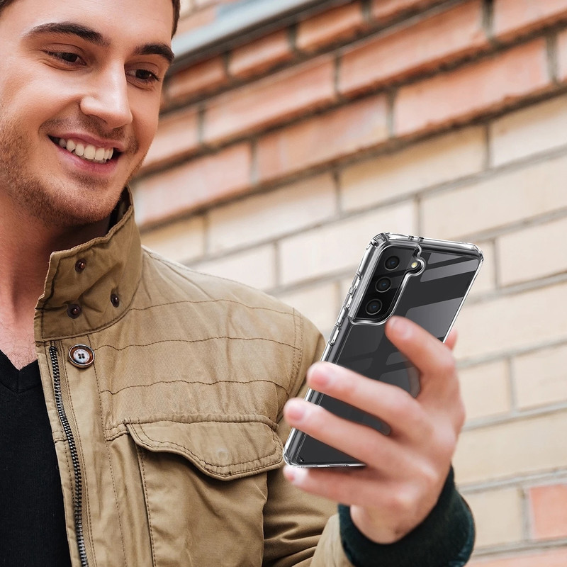 کاور آیرون من مدل Clear Armor مناسب برای گوشی موبایل سامسونگ Galaxy S23 FE به همراه قلم لمسی