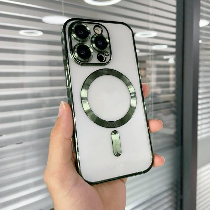 کاور مدل الکتروپلیتینگ مگ سیف دار مناسب برای گوشی موبایل اپل iphone 13