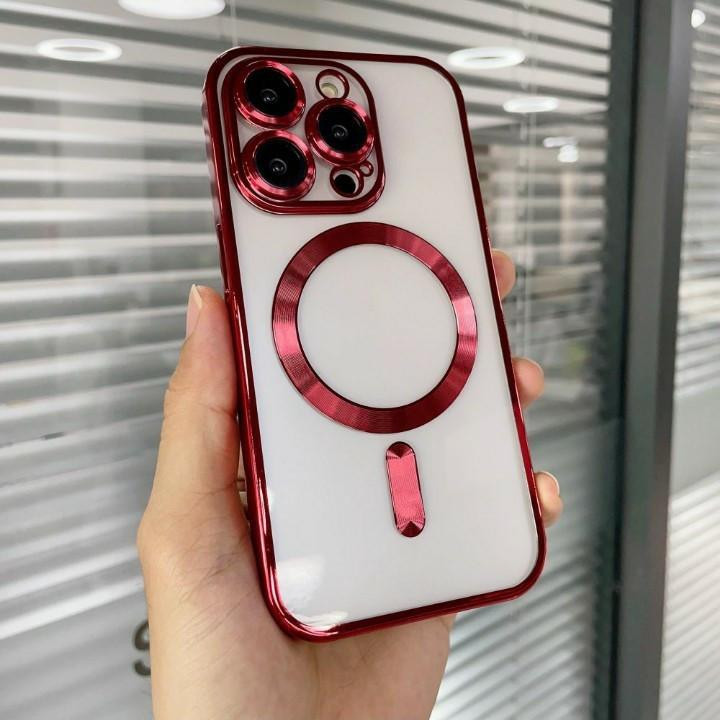 کاور مدل الکتروپلیتینگ مگ سیف دار مناسب برای گوشی موبایل اپل iphone 13