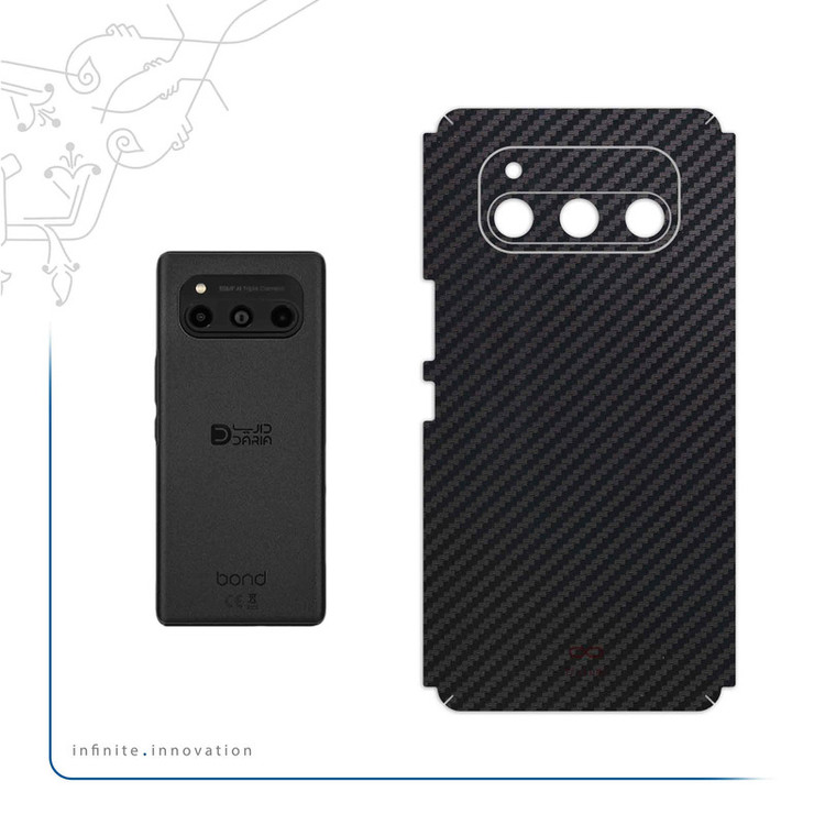برچسب پوششی ماهوت مدل Carbon-Fiber مناسب برای گوشی موبایل داریا Bond 5G